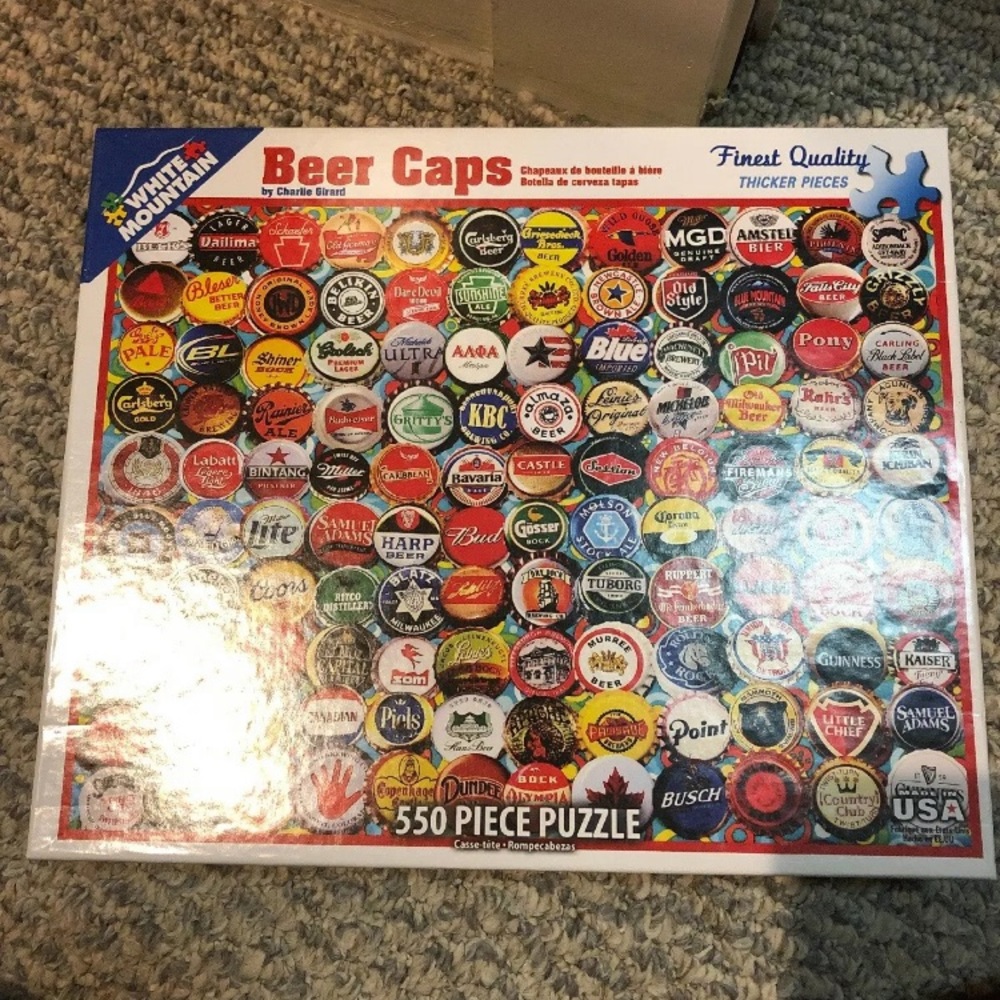 Beer Cap Puzzle 🌺